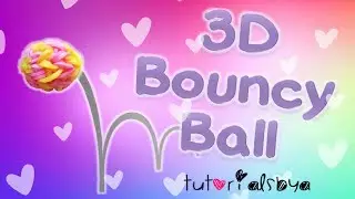 NEW 3D Bouncy Ball MONSTER TAIL Rainbow Loom Tutorial | How To
