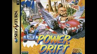 Sega Ages - Power Drift ~ Side Street Slow (Saturn)