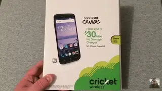 Coolpad Canvas Unboxing & First Look (Cricket Wireless)