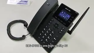 ECG-IP503 4G VoIP Desk Phone: 3 SIP Accounts, SIM Card Support & HD Audio