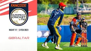 🔴 FanCode European Cricket T10 Gibraltar, 2023 | Night 17 | T10 Live Cricket