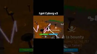 I got Cyborg v3 #roblox #bloxfruits #games