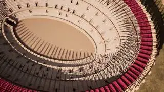 Nimes : les ar&egrave;nes en 3D (&eacute;poque Romaine)