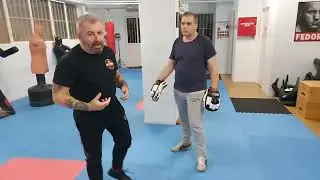 Generating power for strikes from a square stance.