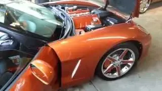 Atomic Orange c6 Corvette