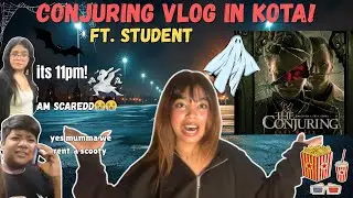 Student vs The Conjuring Night 😱😂 | Tanisha in frame 👾 | Kota nightout