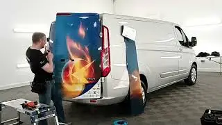 See @clearviewcomms Passive Fire Protection Van being Wrapped by @JoyceDesignUKLtdChelmsford