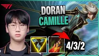 T1 Doran TOP Camille vs Gangplank | 15.5