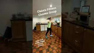 Claire teachin Interval Aerobics this morning to Claire's Fitness Classes Group