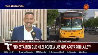 Quita de subsidios al transporte del interior: 