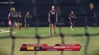 super over (RCB practice) navdeep saini # superover #uae #rcb2023