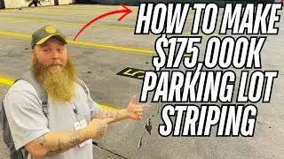 He made $175,000K Parking Lot Striping
