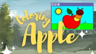 Coloring Apple with Lucas & Friends || Coloring Games ✨🎨🖌