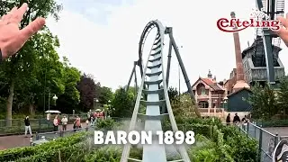 BARON 1898 - Front Row On Ride POV - Efteling (2024)