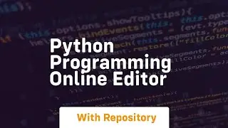 python programming online editor