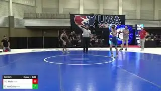 Everett Mohr  vs Ethan VanDyke : 2025 Kids Folkstyle Nationals: 12U 98 Ibs quarterfinals
