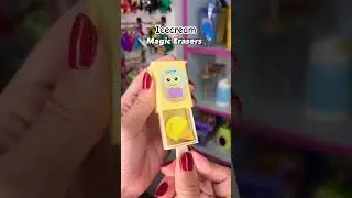 Icecream magic erasers! Can you guess where are the erasers disappearing? Product link in comments.