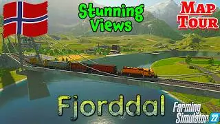 Fjorddal | A Stunning Norwegian Map with NICE VIEWS | FS22 Map Tour