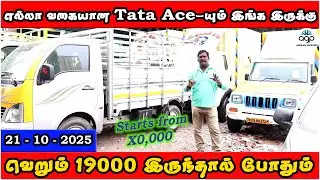 வெறும் 19000 இருந்தால் போதும் | எல்லா வகையான Tata-Ace-யும் இங்க இருக்கு | Amman Cars