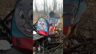 burning Thomas the tank engine 1 #jacksonmi #thomasandfriends #thomasthetrain #thomasthetankengine