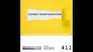 Stop disinformation and report it to Real411!