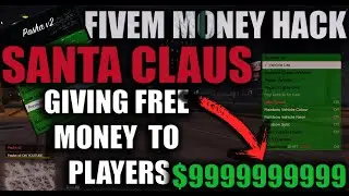 FiveM Mod Menu | Pretending To Be Santa Claus On FiveM - Giving Money to People