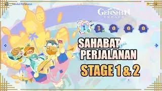 Sahabat Perjalanan Stage 1 & 2 | Event Tamasya di Resort?! Halo Musim Panas!【Genshin Impact】