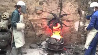 Stage de fonderie &agrave; la cire perdue.