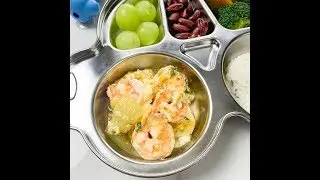Melon Fried Shrimp with Egg | Baby-friendly Recipe