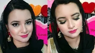 EID MAKEUP LOOK 2017|| EASY AND AFFORDABLE|| CHANDNI BEAUTYZONE
