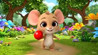Milo🐭 plays with the ball | Cute Kids Cartoon | #kids #cartoon #shorts   #learning #bedtimestories