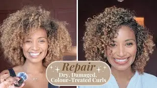 Repair Damaged, Color‑Treated Curls With THIS Wash & Go Routine!