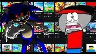 Playing scary ROBLOX games LIVE