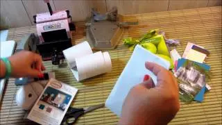DIY Upcycled Journals -Make a notebook with Paint Chips and Register Tape!