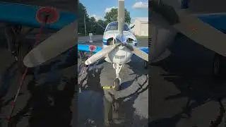 Washing the plane after a trip to some salty air.  #planes #airplane #fyp #aviation #avgeeks