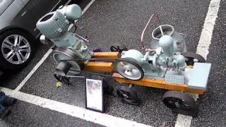 Wolseley WD2 & Leo Pump First show (Trevithick Day 2014)