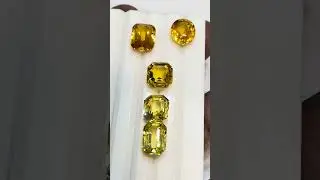 Ceylon Yellow Sapphires Available For Sale 55 Ct 5 Pieces