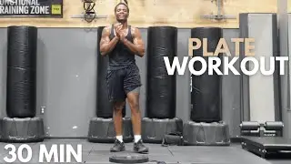 30 MIN | WEIGHTED PLATE LOWER Body Workout | Home Workout | Strength Training