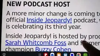 SAM BUTTREY JOINS INSIDE JEOPARDY PODCAST AS NEW CO-HOST&mdash;BUZZY COHEN IS OUT, BUZZY AS 6TH MASTER⁉️😳