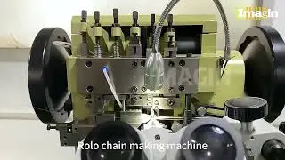 Rolo chain making machine