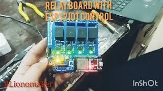 4 channel relay module with ESP32 | Liono Maker