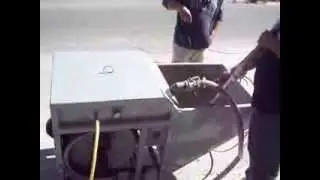 CREAMEX JRJ - Maquina revocadora para aplanados con compresor integrado.