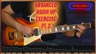 Advanced Guitar Warmup Exercise Descending | With Tabs