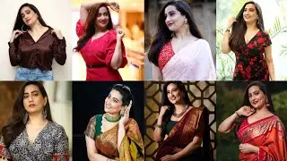 anchor Manjusha natural photos #anchormanjusha