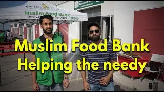 MUSLIM Food Bank in Calgary Canada Helps Those in Need
