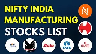 Nifty India Manufacturing Stocks List 2023 | Nifty India Manufacturing Company List 2023 |