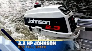 2.3 HP Johnson GPS Top SPEED, ￼how fa￼st will it Go?