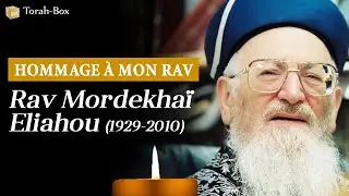 Hommage à mon Rav... MORDEKHAÏ ELIAHOU (1929-2010) par Avi Amram