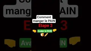 comment manger le Pain Tutoriel😂😭 #dr&ocirc;le #viral #humour