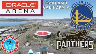 Oracle Arena - Microsoft Flight Simulator STADIUM LANDING!